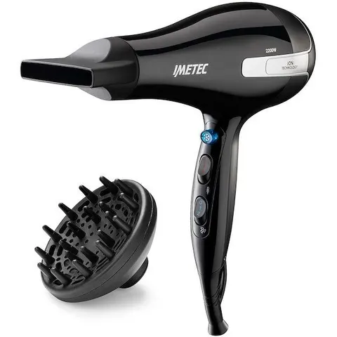 Imetec Asciugacapelli K7 2000 11976 Nero – immagine 1