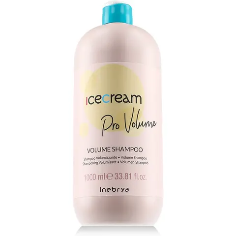 Inebrya - Ice Cream Volume Shampoo 1000ML – afbeelding 1