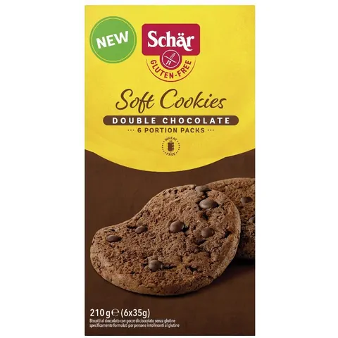 schar soft cookie double chocolate 210 g – immagine 1