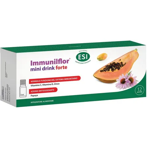 Esi Immuniflor Forte Papaya 12 Flaconcini – immagine 1