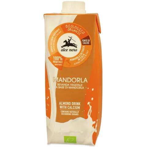 Alce Nero Bevanda Vegetale Mandorla Bio Brik – immagine 1