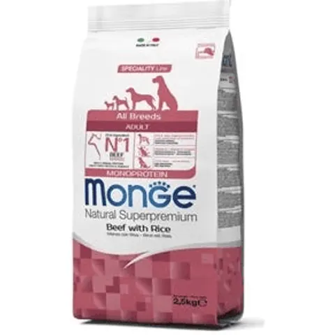 Monge & C. Monge Dog Ab Manzo&riso 2,5kg – immagine 1
