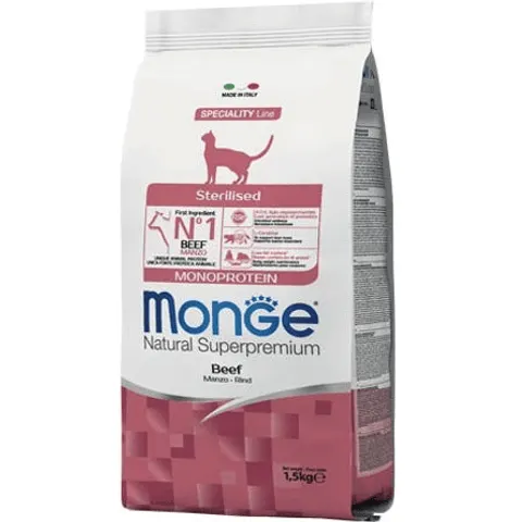 Monge & C. Monge Cat Nat Steril Manzo – immagine 1