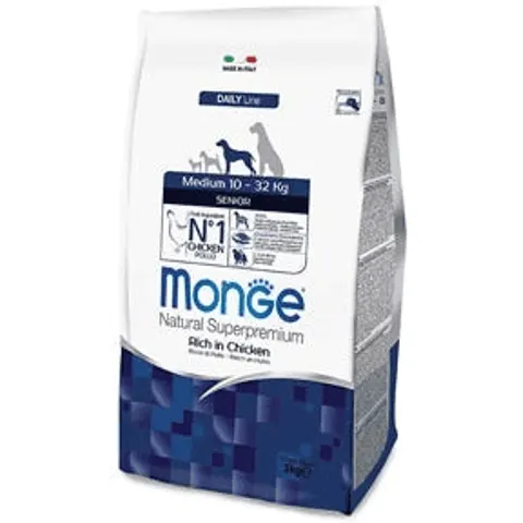 Monge Medium Senior Dog pollo - 12 kg – imagen 1