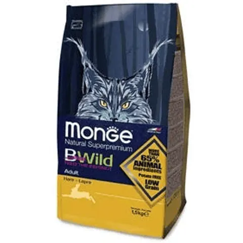 Monge & C. Monge Bwild Cat Ad Lepre1,5kg – immagine 1