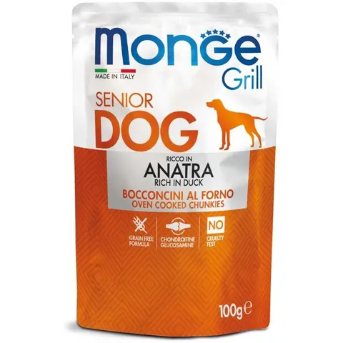 Monge & C. Monge Grill Senior Anatra 100g – immagine 1