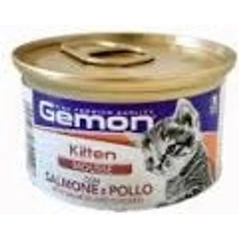 Monge & C. Gemon Mousse Kitten Salm&pollo – immagine 1