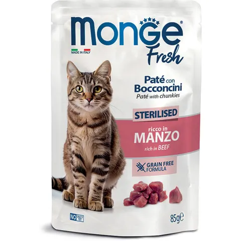 Monge & C. Monge Fresh Cat Ster Manzo 85g – immagine 1
