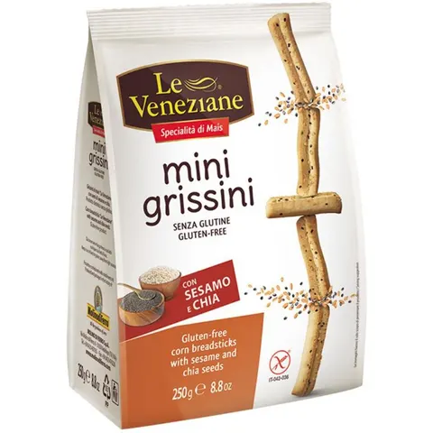 le veneziane Mini Grissini Sesamo E Chia 250g – immagine 1