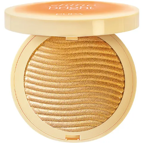 Pupa Shine Bright Compact Face Highlighter Golden dunes – afbeelding 1