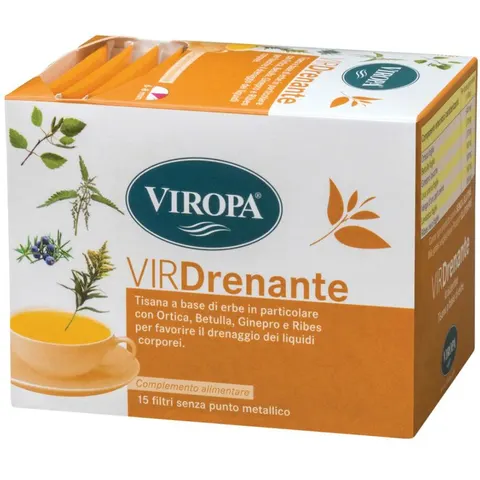 viropa drenante tisana 15 Bustine – immagine 1