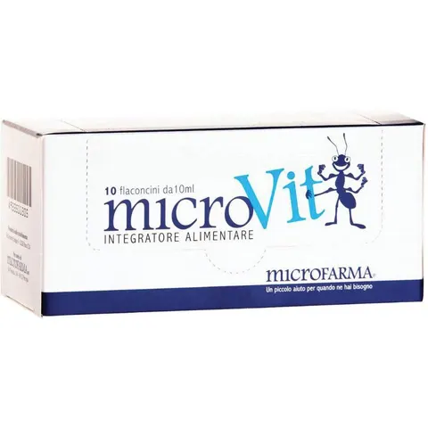 MICROFARMA Srl micro Vit, 10 flaconcini da 10 ml – immagine 1