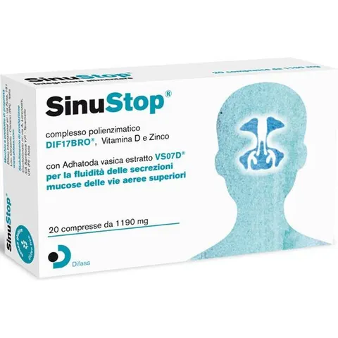 difass Sinustop 20 Compresse 1190mg – immagine 1