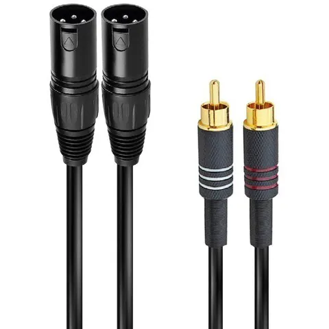 KARMA Cavo Audio 2 XRL-M 2 RCA-M RDM C161-5 – immagine 1