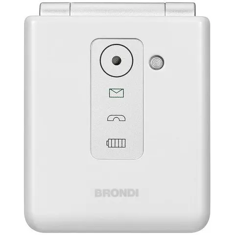 Brondi Cellulare Flipper-white Metal – immagine 1