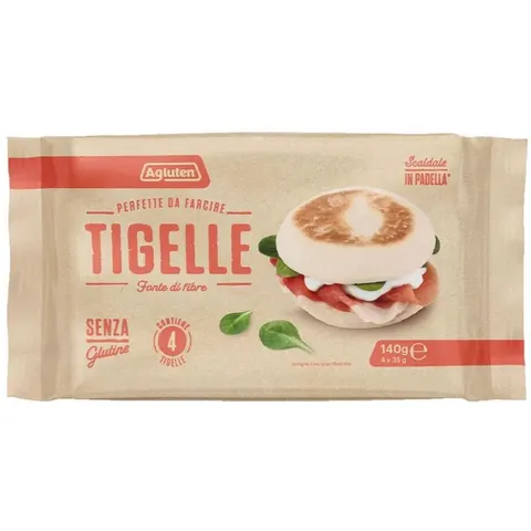 agluten tigelle 4 pezzi da 35 g – immagine 1