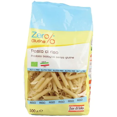 biotobio Zero% Glutine Penne Di Riso Biologiche 500 g – immagine 1