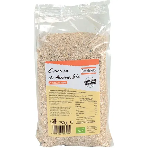 biotobio Crusca di avena bio 750g – immagine 1