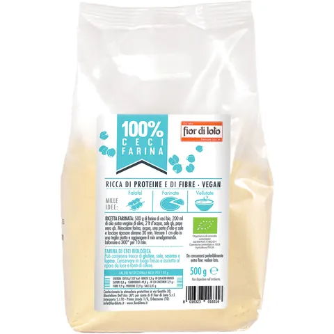 Biotobio Farina Ceci Bio 500g – immagine 1