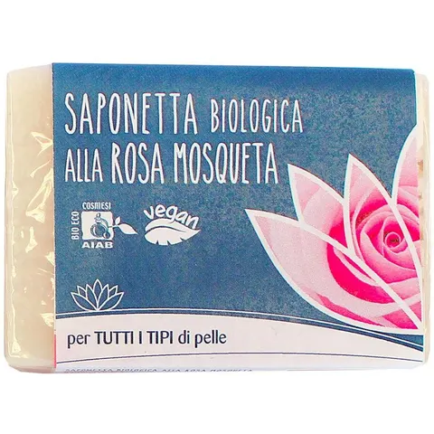 biotobio Saponetta rosa mosqueta bio – immagine 1