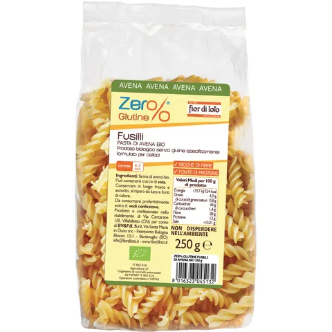 Biotobio Baule Fusilli Avena 250g – immagine 1