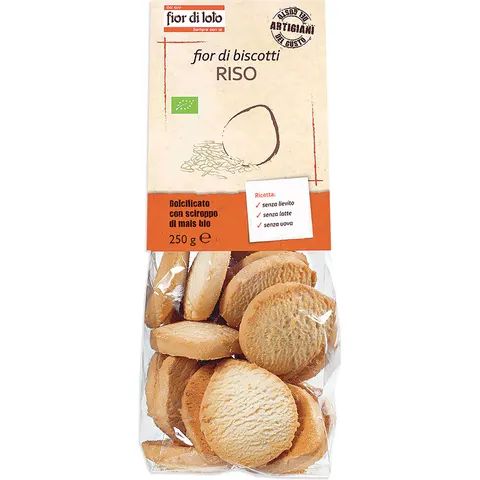 Biotobio Fdl Bisc.Riso 250g – immagine 1