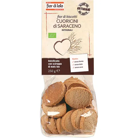 Biotobio Fdl Bisc.Cuoricini Sarac.250g – immagine 1