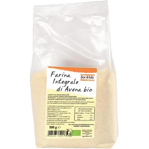 biotobio Farina avena integr 500g – immagine 1