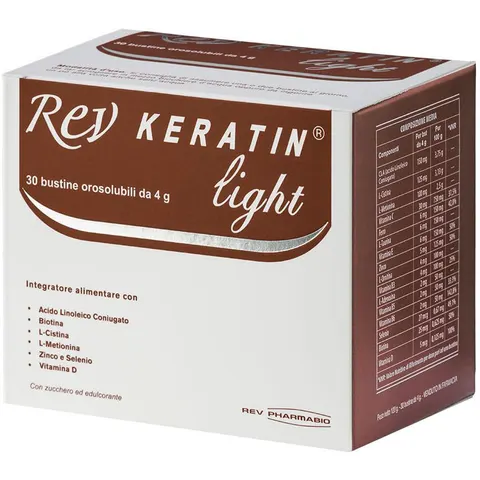 rev keratin light 30 bustine 120g – immagine 1