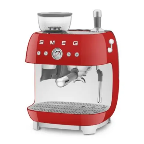 Smeg Espressomaschine Egf03rdeu Rot Mit Kaffeemühle - - MaxiCoffee – Bild 1