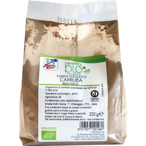 Biotobio Fsc Polpa Carruba 250g – immagine 1