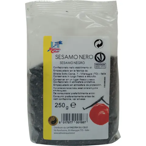 Biotobio Sesamo Nero 250g – immagine 1