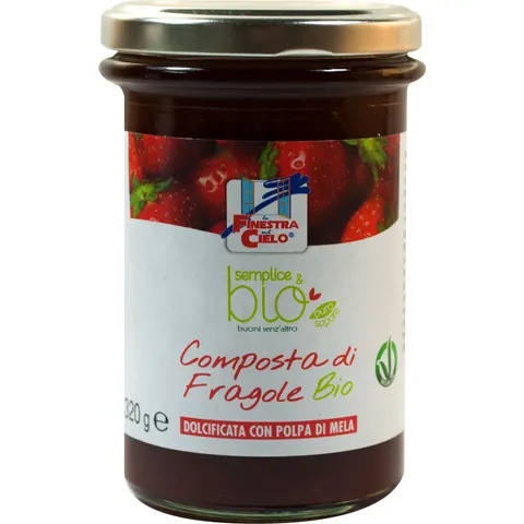 Biotobio Fsc Composta Fragole 320g – immagine 1