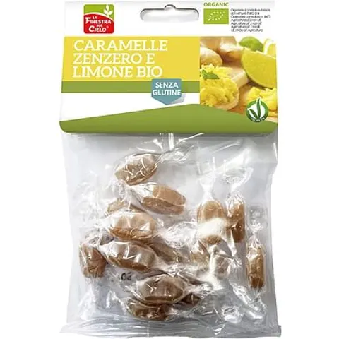 Biotobio Caramelle Zenzero E Limone Bio 50 G – immagine 1