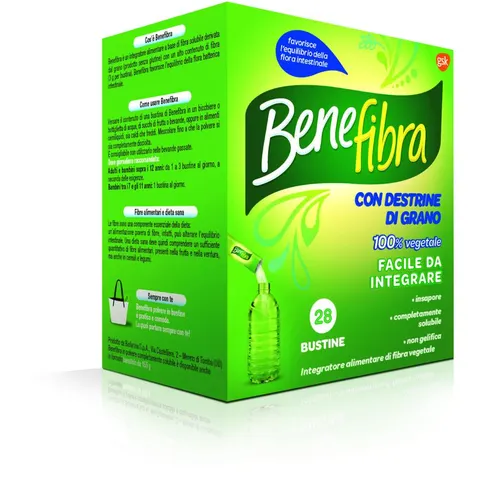 BENEFIBRA Fibra 100% Vegetale 28 Bustine – immagine 1