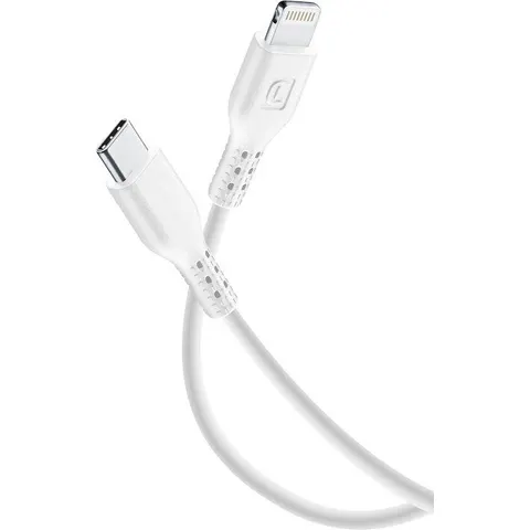 Cellularline - Usb-C To Lightning 120Cm Kabel Tablet, Wit – afbeelding 1