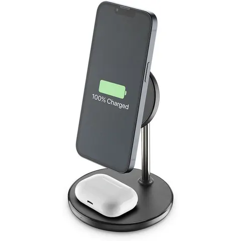 Cellularline Mag Duo Wireless Charger – Bild 1