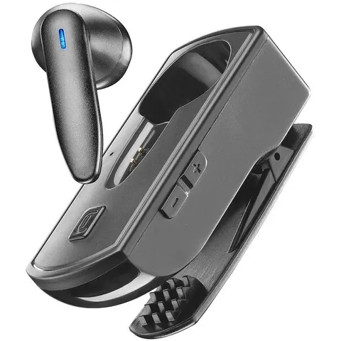 Cellular Line Auricolare Bluetooth Clip Pro-black – immagine 1