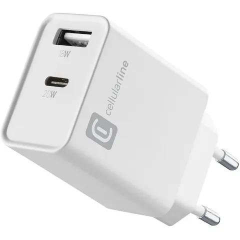 Cellular Line Carica batterie Achothusb2pd20ww Bianco – immagine 1