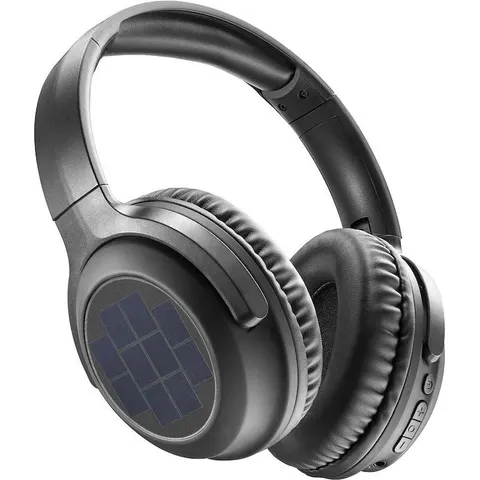 Cellular Line Cuffie Wireless BTHEADBMSSOLARK Nero – immagine 1