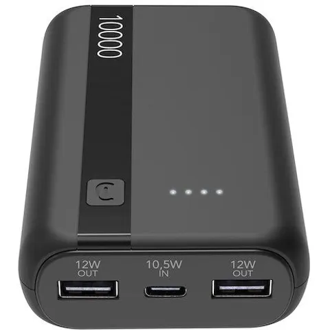 Cellular Line Power Bank Pbentry10000k nero – immagine 1