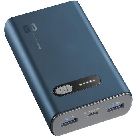 Power Bank Fast 10000 PD Blue (60980) – Bild 1