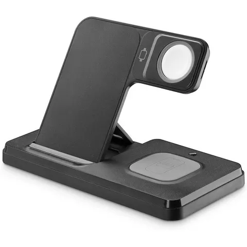 Cellular Line Caricabatterie WIRESTAND3IN1FBK – immagine 1