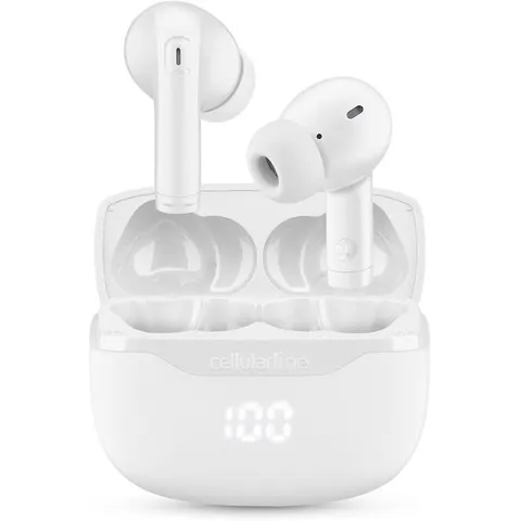 Cellular Line Auricolari Tws Key-bianco – immagine 1