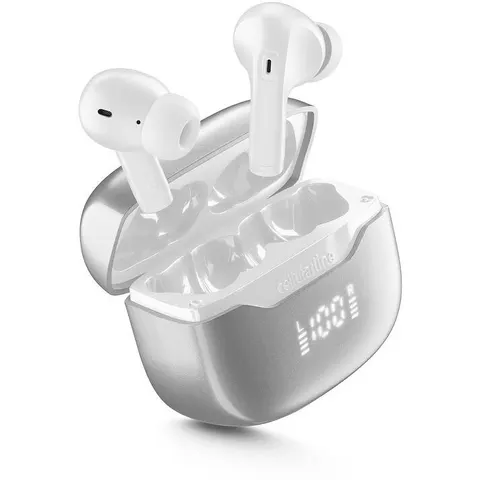 Cellular Line Auricolare Bluetooth Btkeyprotwsw-bianco – immagine 1