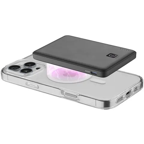 Cellular Line Power Bank Magsafe 5000 Nero – immagine 1