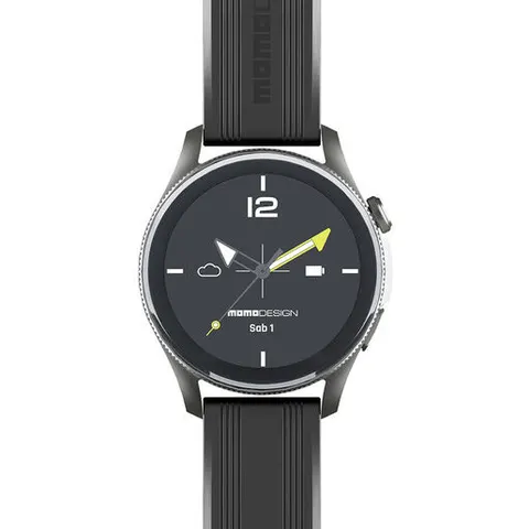 Cellular Line Smartwatch ZERO AMOLED 1.43" MOMO DESIGN Nero – immagine 1