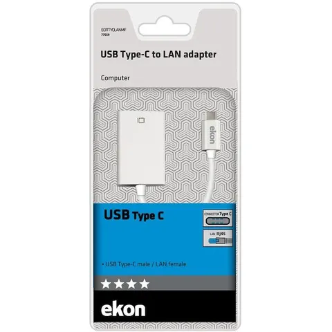Ekon ECITTYCLANMF interfacekaart/-adapter RJ-45 – afbeelding 1