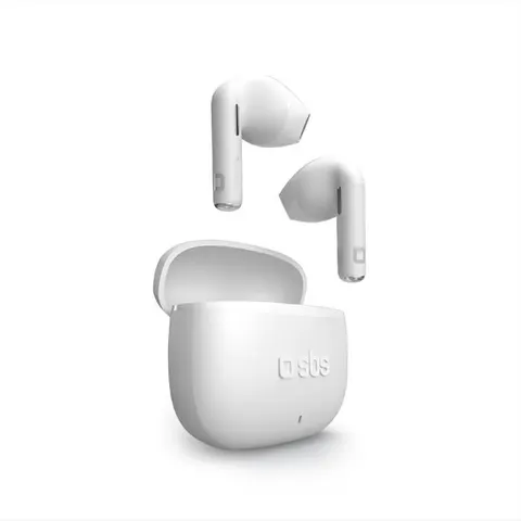 Semi-in-Ear-Ohrhörer TWS, Weiß – Bild 1