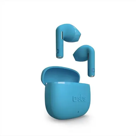 Semi-in-Ear-Ohrhörer TWS, Hellblau – Bild 1
